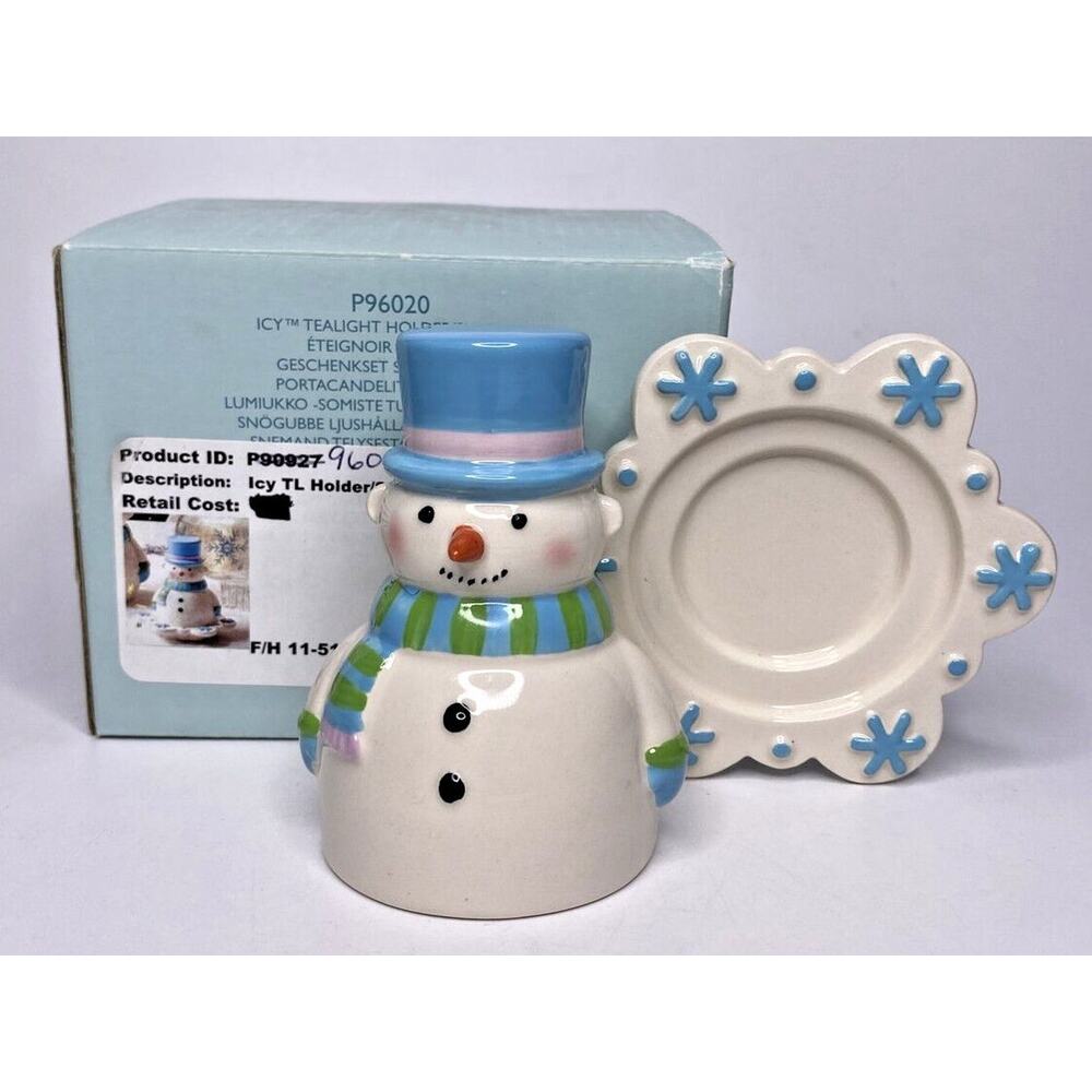 PartyLite Icy Tealight Holder/Snuffer Retired New In Box P23C/P96020 - Picture 2 of 2